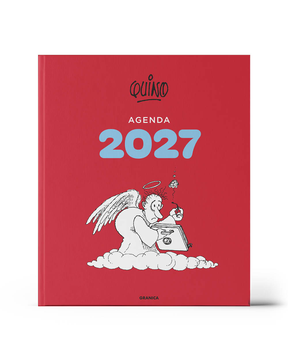 QUINO 2027 ENCUADERNADA ROJA